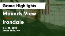 Mounds View  vs Irondale  Game Highlights - Oct. 10, 2023