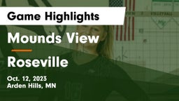 Mounds View  vs Roseville  Game Highlights - Oct. 12, 2023
