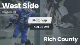 Matchup: West Side High vs. Rich County 2018