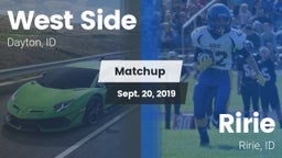 Matchup: West Side High vs. Ririe  2019