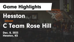 Hesston  vs C Team Rose Hill Game Highlights - Dec. 8, 2023