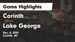 Corinth  vs Lake George  Game Highlights - Dec. 8, 2023