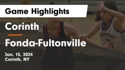 Corinth  vs Fonda-Fultonville  Game Highlights - Jan. 15, 2024