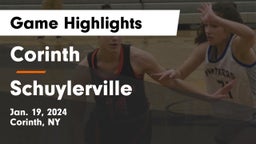 Corinth  vs Schuylerville  Game Highlights - Jan. 19, 2024