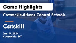 Coxsackie-Athens Central Schools vs Catskill   Game Highlights - Jan. 5, 2024