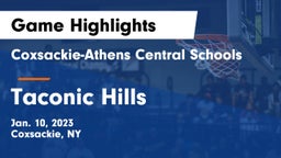 Coxsackie-Athens Central Schools vs Taconic Hills  Game Highlights - Jan. 10, 2023