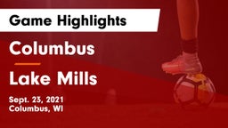 Columbus  vs Lake Mills  Game Highlights - Sept. 23, 2021