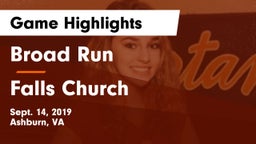 Broad Run  vs Falls Church  Game Highlights - Sept. 14, 2019