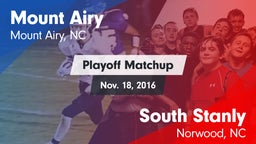 Matchup: Mount Airy High vs. South Stanly  2016