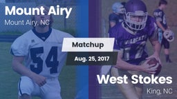 Matchup: Mount Airy High vs. West Stokes  2017