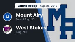 Recap: Mount Airy  vs. West Stokes  2017
