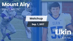 Matchup: Mount Airy High vs. Elkin  2017