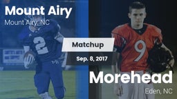 Matchup: Mount Airy High vs. Morehead  2017