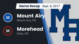 Recap: Mount Airy  vs. Morehead  2017