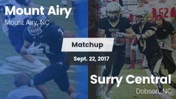 Matchup: Mount Airy High vs. Surry Central  2017