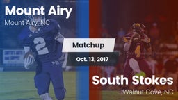 Matchup: Mount Airy High vs. South Stokes  2017
