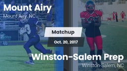 Matchup: Mount Airy High vs. Winston-Salem Prep  2017