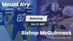 Matchup: Mount Airy High vs. Bishop McGuinness  2017
