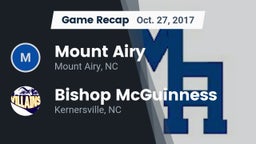 Recap: Mount Airy  vs. Bishop McGuinness  2017