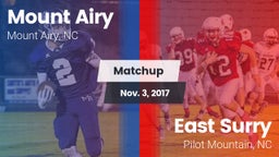Matchup: Mount Airy High vs. East Surry  2017