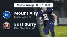 Recap: Mount Airy  vs. East Surry  2017