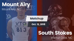 Matchup: Mount Airy High vs. South Stokes  2018