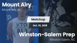 Matchup: Mount Airy High vs. Winston-Salem Prep  2018