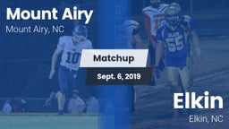 Matchup: Mount Airy High vs. Elkin  2019