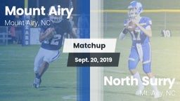 Matchup: Mount Airy High vs. North Surry  2019