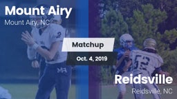Matchup: Mount Airy High vs. Reidsville  2019