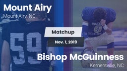Matchup: Mount Airy High vs. Bishop McGuinness  2019
