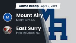Recap: Mount Airy  vs. East Surry  2021