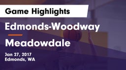 Edmonds-Woodway  vs Meadowdale  Game Highlights - Jan 27, 2017
