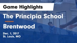 The Principia School vs Brentwood  Game Highlights - Dec. 1, 2017