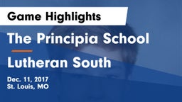 The Principia School vs Lutheran South  Game Highlights - Dec. 11, 2017
