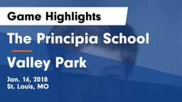 The Principia School vs Valley Park  Game Highlights - Jan. 16, 2018