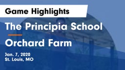 The Principia School vs Orchard Farm  Game Highlights - Jan. 7, 2020