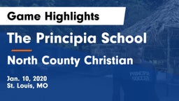 The Principia School vs North County Christian  Game Highlights - Jan. 10, 2020