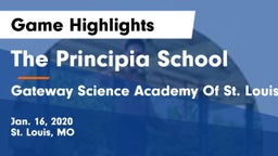 The Principia School vs Gateway Science Academy Of St. Louis Game Highlights - Jan. 16, 2020