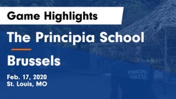 The Principia School vs Brussels  Game Highlights - Feb. 17, 2020