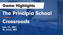 The Principia School vs Crossroads Game Highlights - Jan. 21, 2021