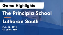 The Principia School vs Lutheran South   Game Highlights - Feb. 18, 2021