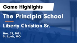 The Principia School vs Liberty Christian Sr. Game Highlights - Nov. 23, 2021