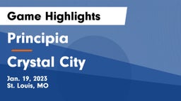 Principia  vs Crystal City  Game Highlights - Jan. 19, 2023