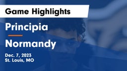 Principia  vs Normandy  Game Highlights - Dec. 7, 2023