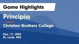 Principia  vs Christian Brothers College  Game Highlights - Dec. 17, 2023