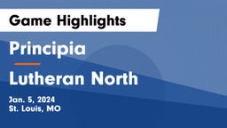 Principia  vs Lutheran North  Game Highlights - Jan. 5, 2024