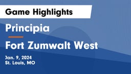 Principia  vs Fort Zumwalt West  Game Highlights - Jan. 9, 2024