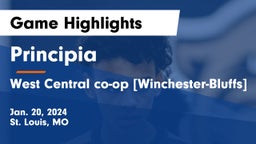 Principia  vs West Central co-op [Winchester-Bluffs]  Game Highlights - Jan. 20, 2024