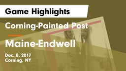 Corning-Painted Post  vs Maine-Endwell  Game Highlights - Dec. 8, 2017